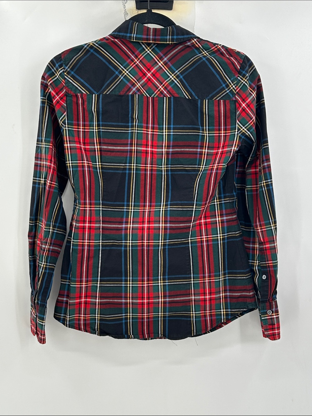 J. Crew Perfect Shirt in Stewart Plaid Size 0 - Picture 5 of 6